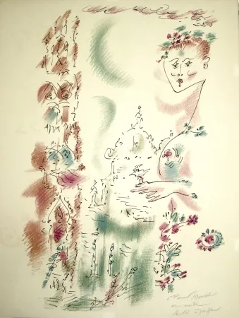 Литография Masson - Venise en fleurs
