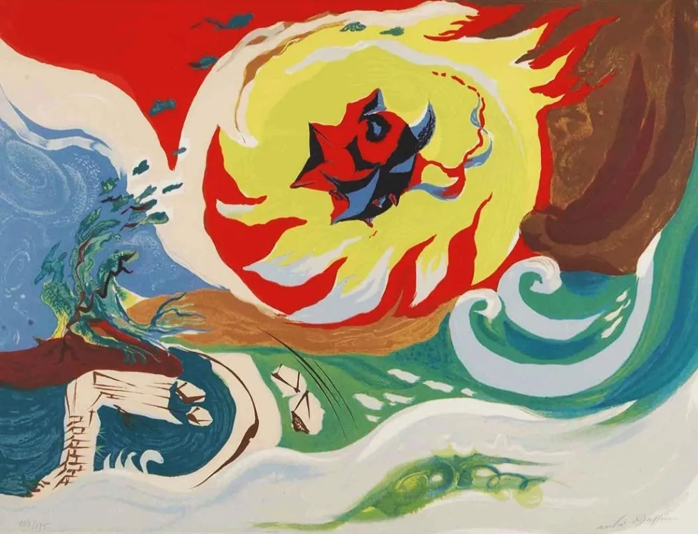 Литография Masson - WAVE OF THE FUTURE