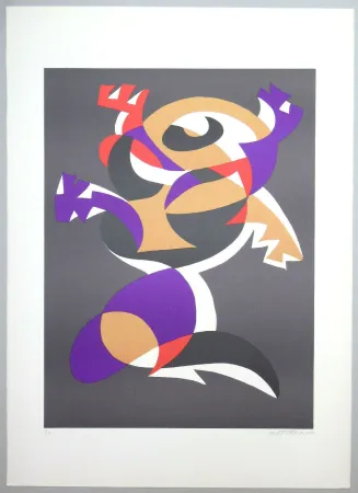 Литография Mastroianni  - Composizione