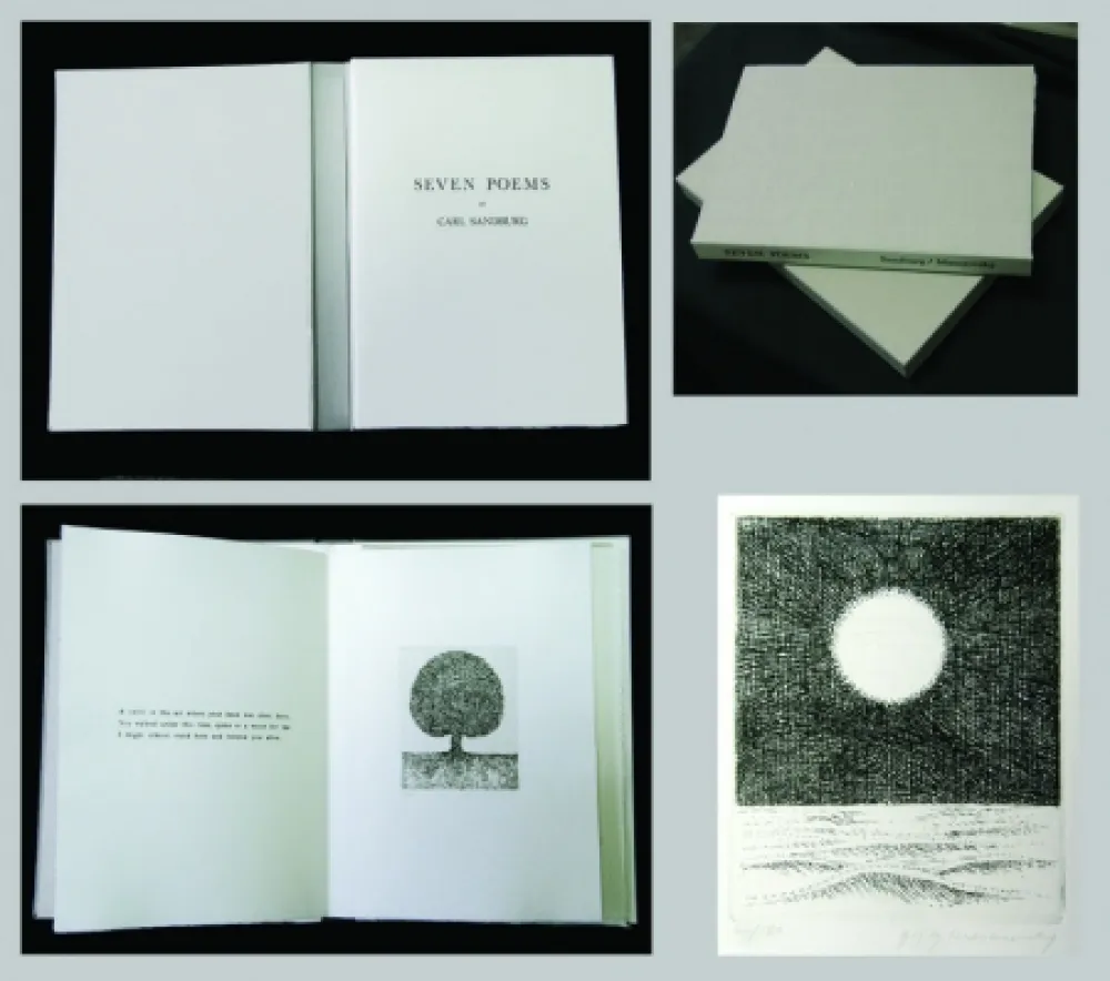 Гравюра Masurovsky - Seven Poems by Carl Sandburg