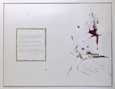 Нет Никаких Технических Mathieu - Composition pour Jean Cocteau, 1er mai 1960. Dessin