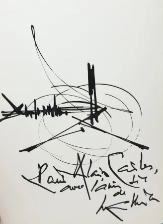 Нет Никаких Технических Mathieu - Georges Mathieu (1921-2012). Encre et pinceau. Signé. 