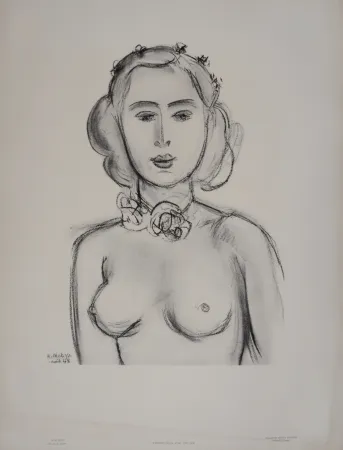 Литография Matisse (After) - Buste de femme n° 1, 1959