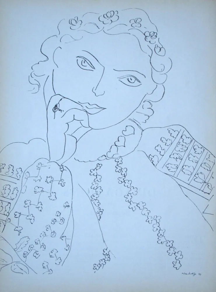 Гашение Matisse (After) - Femme accoudée