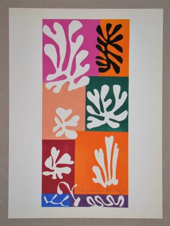 Литография Matisse (After) - Fleur De Neige - 1951