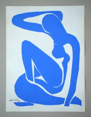 Сериграфия Matisse (After) - Nu bleu