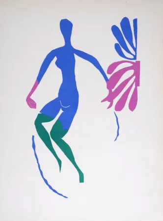 Литография Matisse (After) - Nu Bleu III, 1958