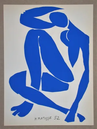 Литография Matisse (After) - Nu bleu IV.-1952