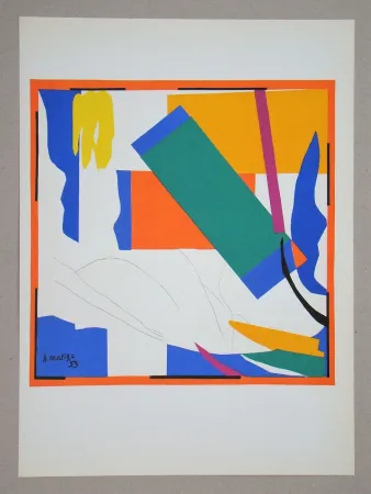 Литография Matisse (After) - Souvenir d'Océanie, 1953