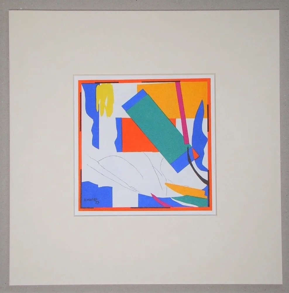 Литография Matisse (After) - Souvenir d'Océanie - 1953
