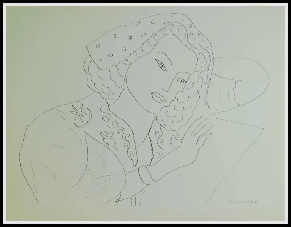 Литография Matisse (After) - THEMES & VARIATIONS III