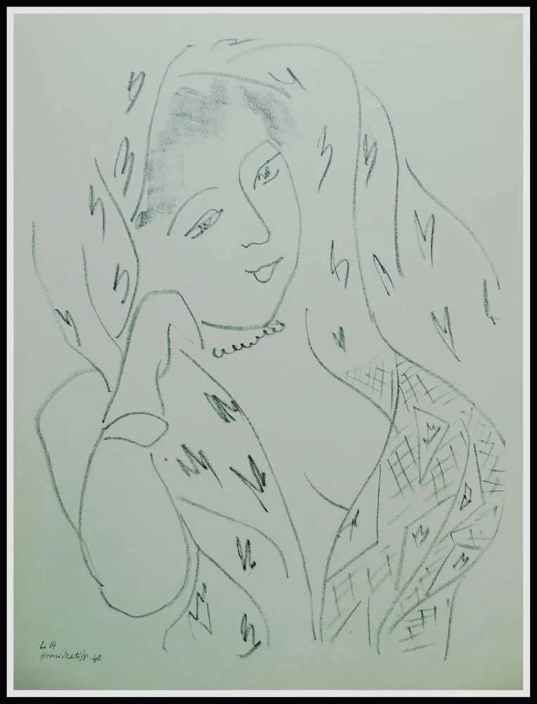 Литография Matisse (After) - THEMES & VARIATIONS VIII