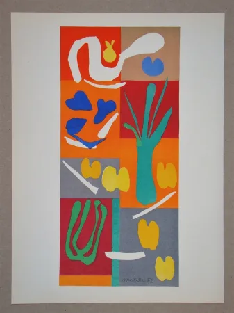Литография Matisse (After) - Végétaux - 1952