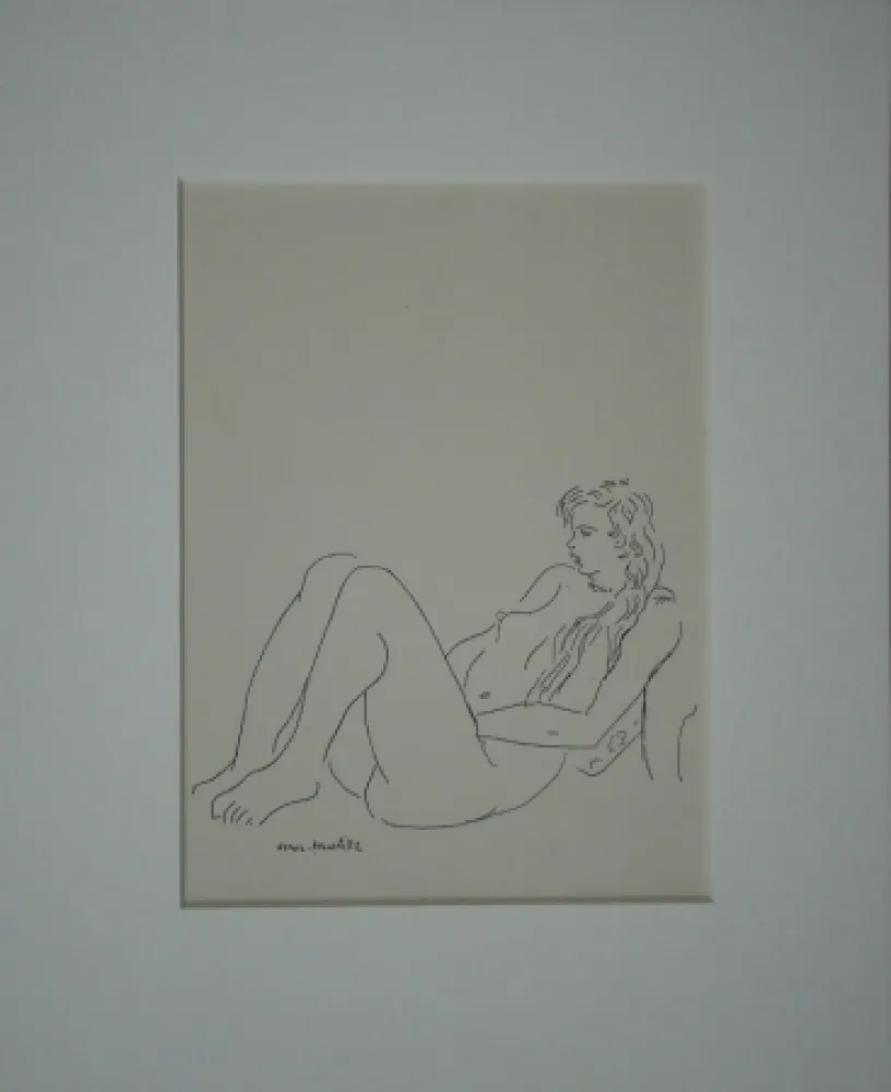 Литография Matisse - Assis nu