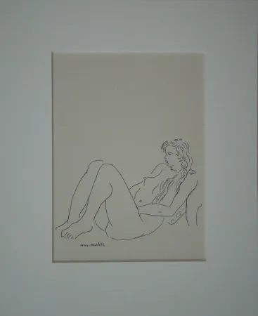 Литография Matisse - Assis nu
