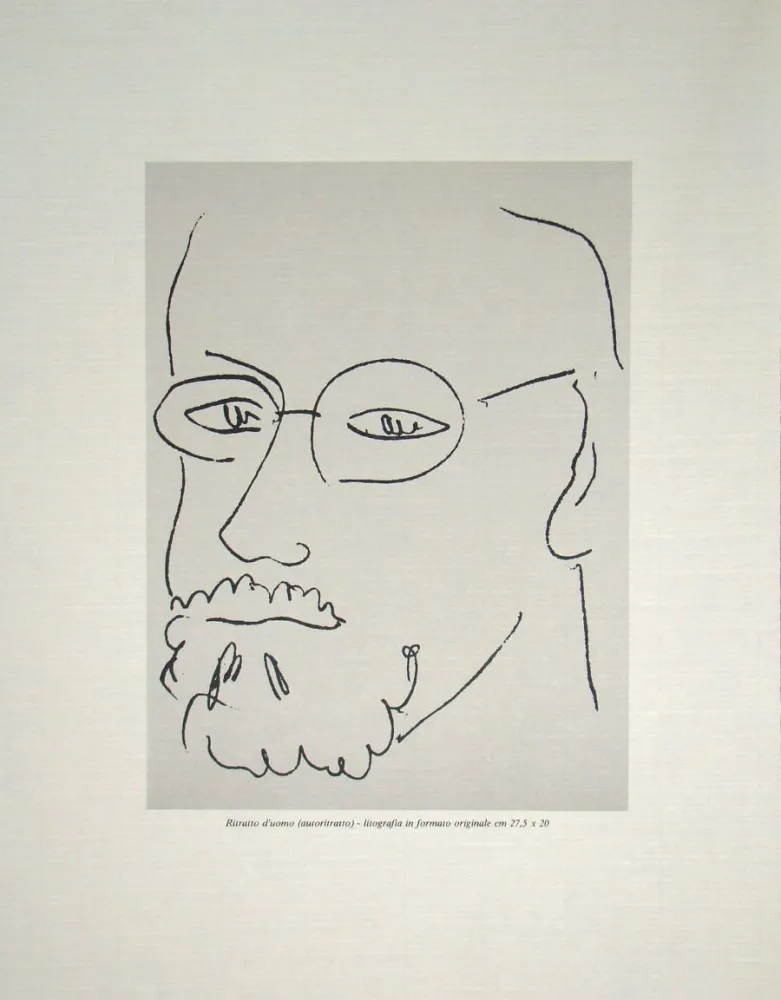 Литография Matisse - Autoportrait