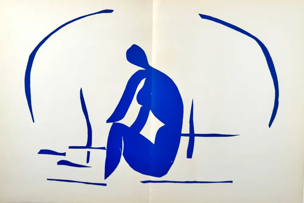 Литография Matisse - Baigneuse dans les roseaux 