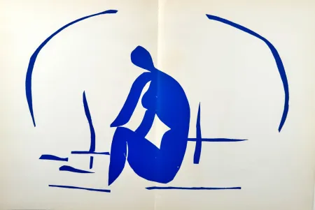 Литография Matisse - Baigneuse dans les roseaux 
