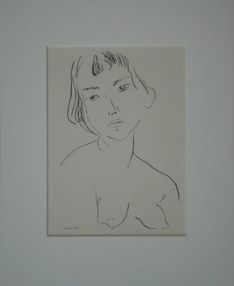 Литография Matisse - Buste d'une femme