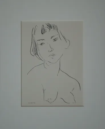 Литография Matisse - Buste d'une femme