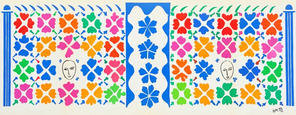 Литография Matisse - Décoration - Masques
