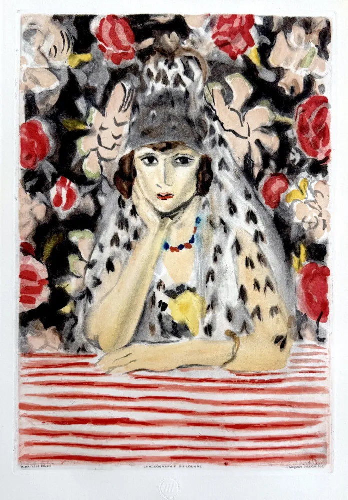 Офорт И Аквитанта Matisse - Espagnole a la Mantille