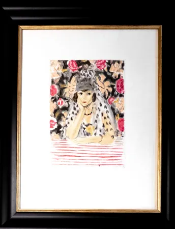 Акватинта Matisse - Espagnole a la Mantille