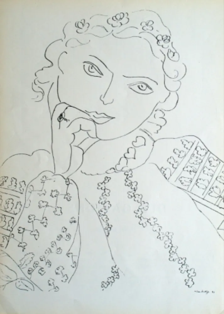 Гашение Matisse - Femme Accoudee 