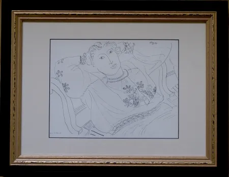 Гашение Matisse - Femme sur chaise longue