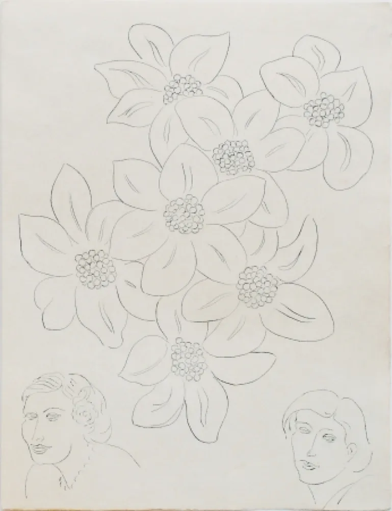 Офорт Matisse - Fleurs