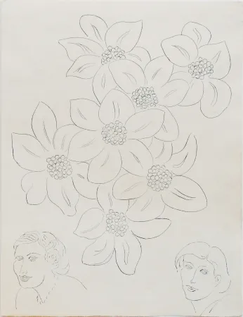 Офорт Matisse - Fleurs