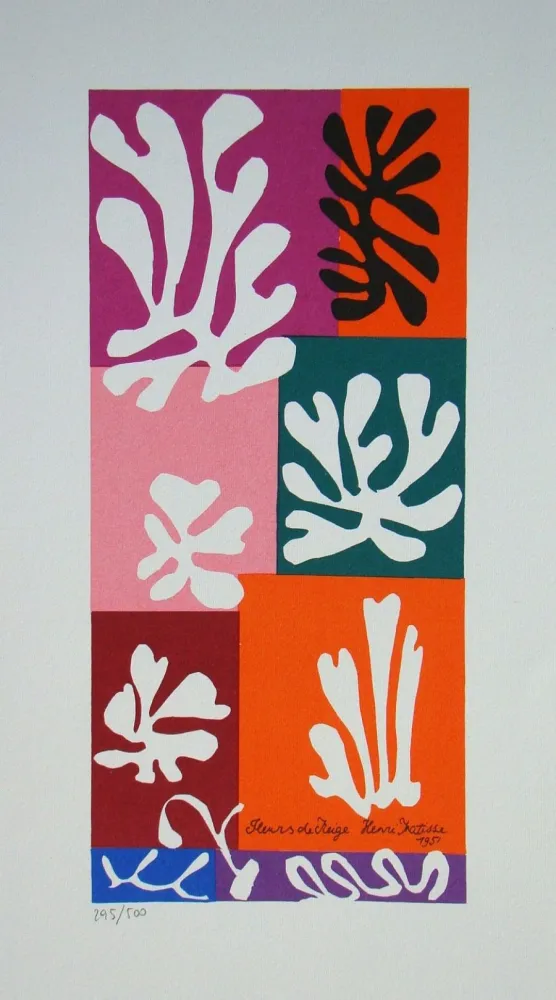 Сериграфия Matisse - Fleurs de Neige, 1951