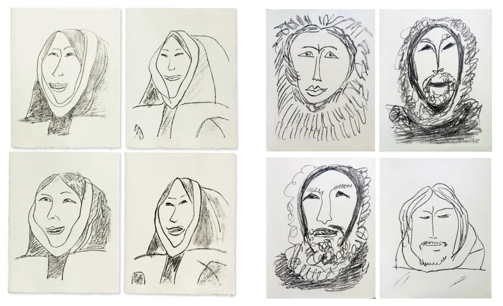 Иллюстрированная Книга Matisse - G. Duthuit : UNE FÊTE EN CIMMÉRIE (31 lithographies) Tériade 1963