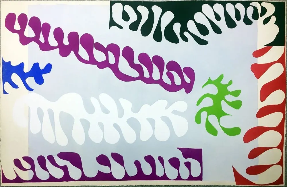 Трафарет Matisse - JAZZ - LE LAGON. Pochoir original (1947)