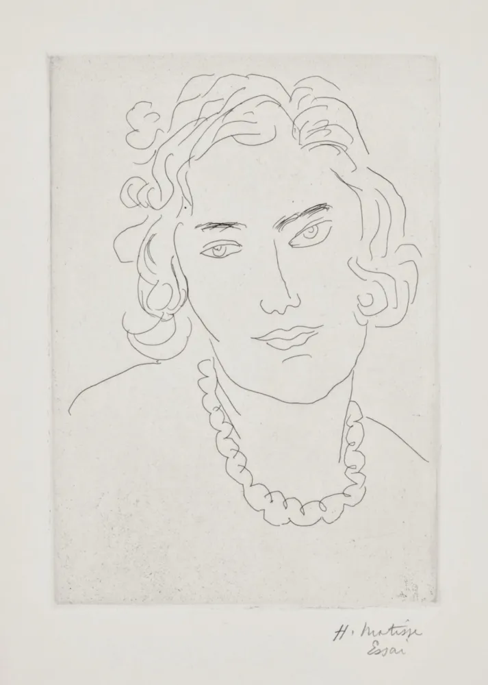 Гравюра Matisse - Le Grand Collier 