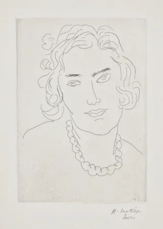 Гравюра Matisse - Le Grand Collier 