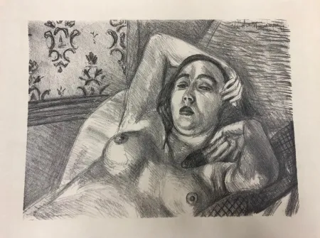 Литография Matisse - Le repos du modele