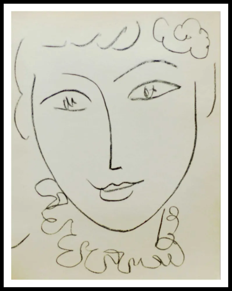 Литография Matisse - Madame de Pompadour