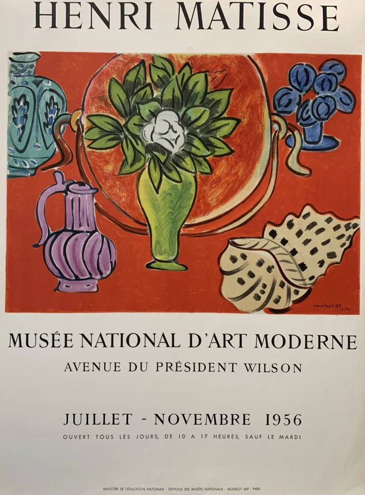 Литография Matisse - Musée National d'Art Moderne