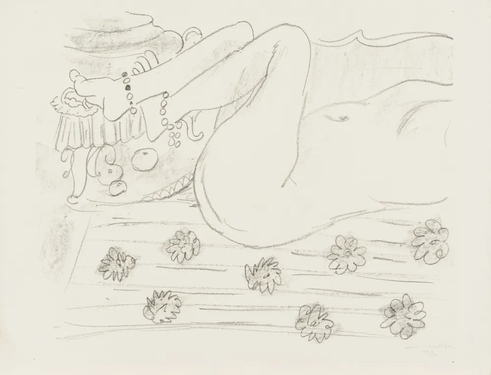 Литография Matisse - Nu. Étude d’un mouvement de jambes