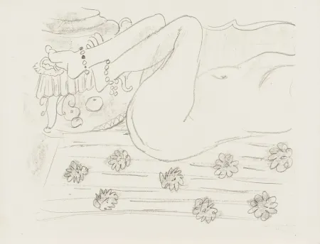 Литография Matisse - Nu. Étude d’un mouvement de jambes