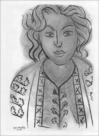 Литография Matisse - Portrait. 1938.