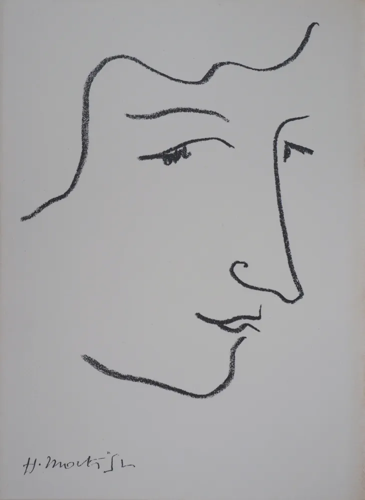 Литография Matisse - Portrait de profi