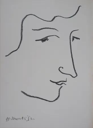 Литография Matisse - Portrait de profi