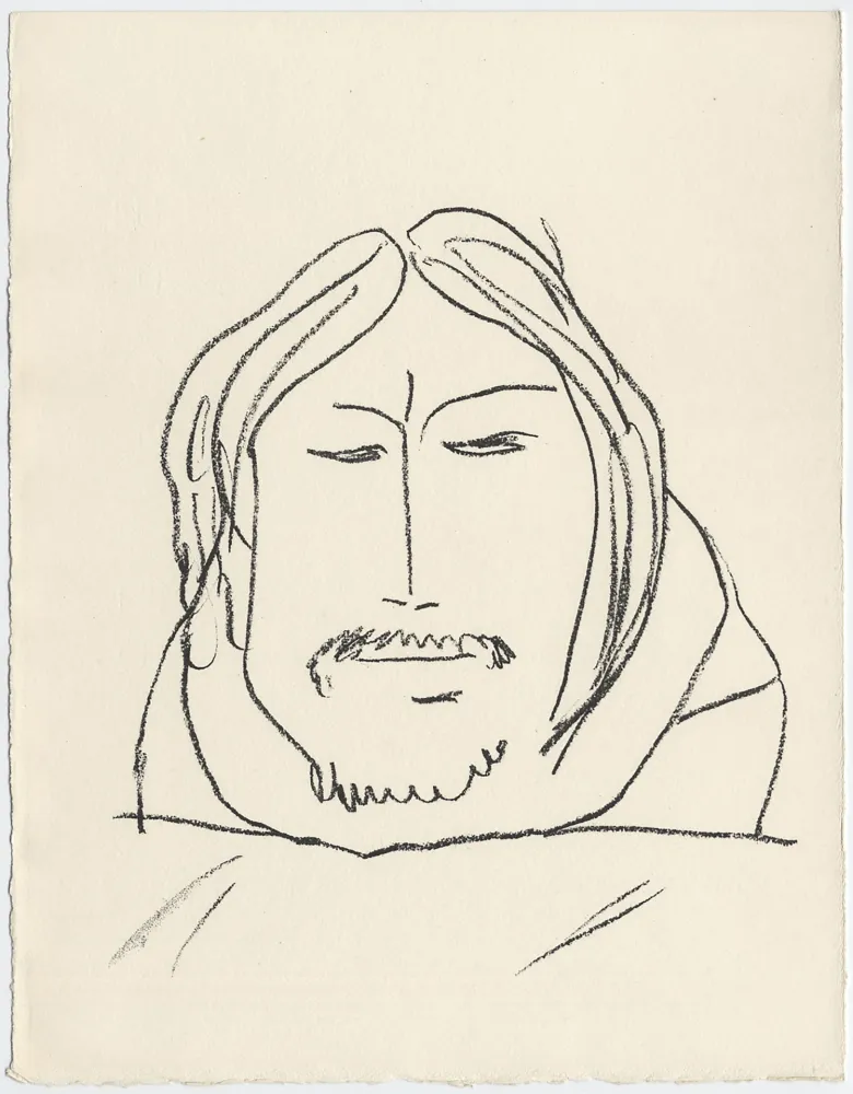 Литография Matisse - Portrait d'homme esquimau n° 6. 1947 (Pour Une Fête en Cimmérie)