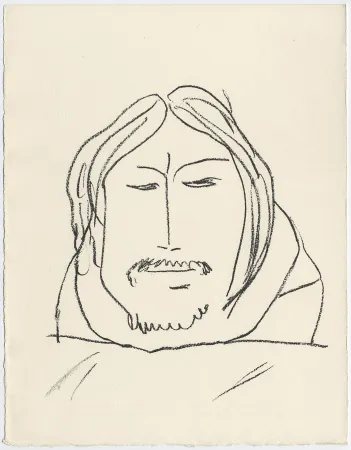 Литография Matisse - Portrait d'homme esquimau n° 6. 1947 (Pour Une Fête en Cimmérie)