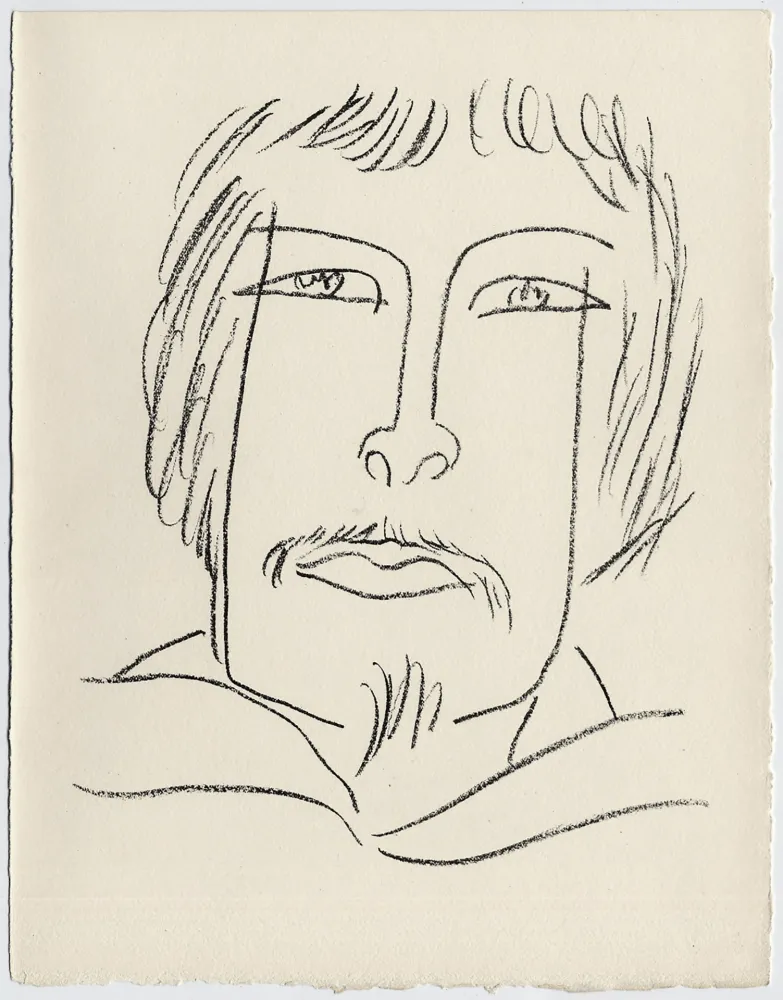 Литография Matisse - Portrait d'homme esquimau n° 7. 1947 (Pour Une Fête en Cimmérie)