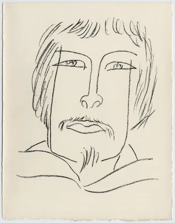 Литография Matisse - Portrait d'homme esquimau n° 7. 1947 (Pour Une Fête en Cimmérie)