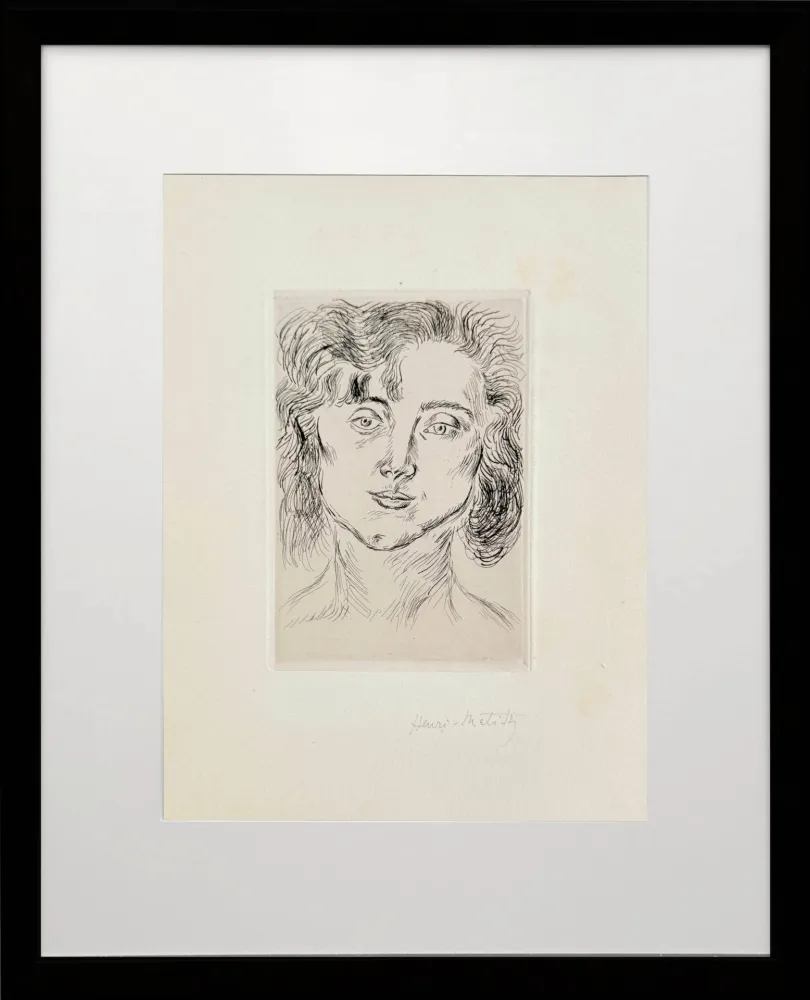 Офорт Matisse - Portrait of Marguerite Matisse
