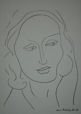 Литография Matisse - Tête de Femme